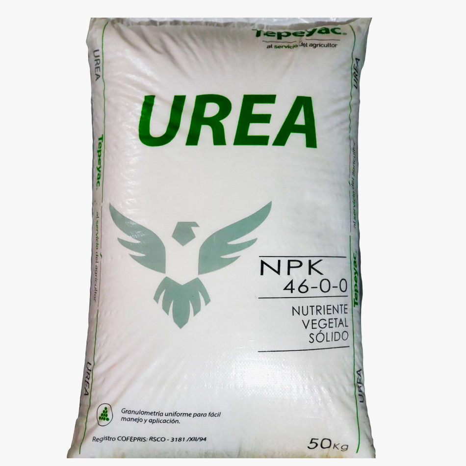 Fertilizante Urea Granulado 46-00-00 Saco 50 Kg