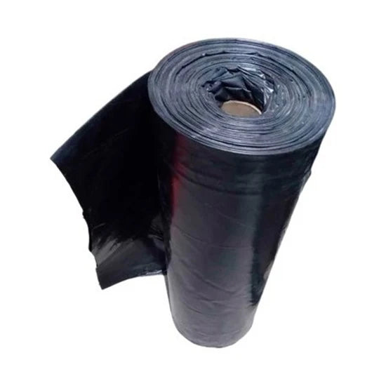 Hule Negro 10x10 M Calibre 600 Para Construcción Compacto