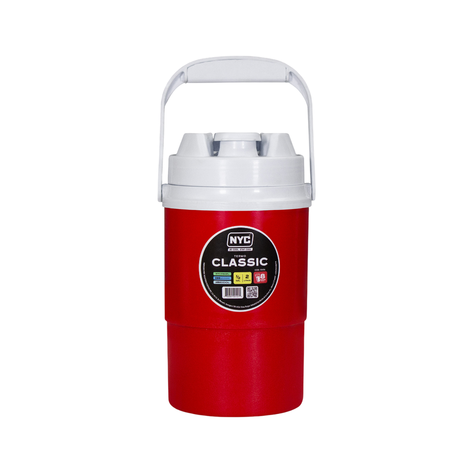 Termo De 1/2 Galón 2 Litros Nyc Classic