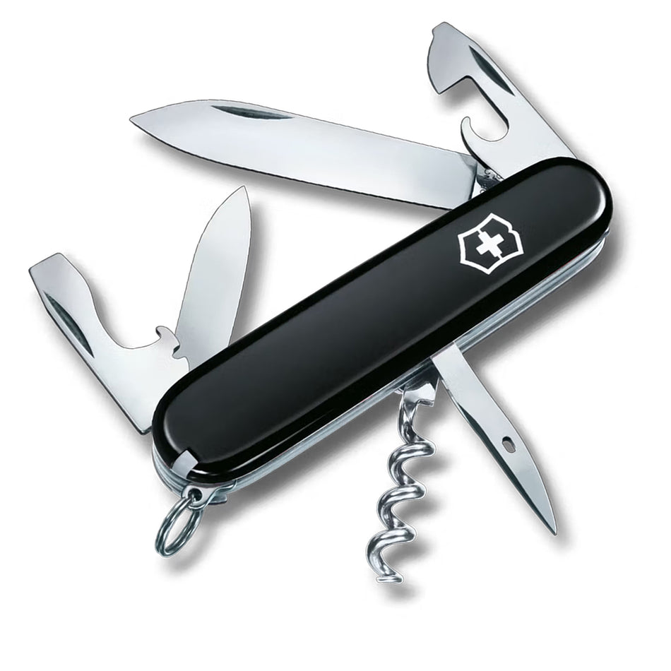 Navaja Victorinox Spartan Negra 1.3603.3 con Funda y Cordón