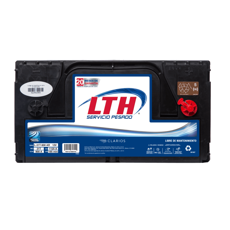 Acumulador Bateria 900 Amp L-31T-900 AR Tornillo Lth