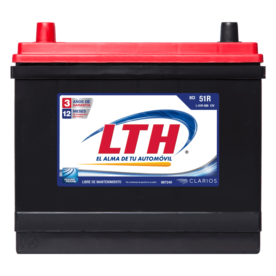 Bateria Lth Acumulador 12v 500 Amp L-51r-500