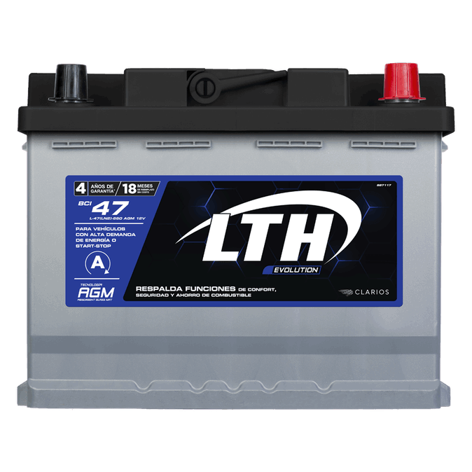 Bateria De Gel Evolution Lth Agm 12v 660 Amp L-47-660
