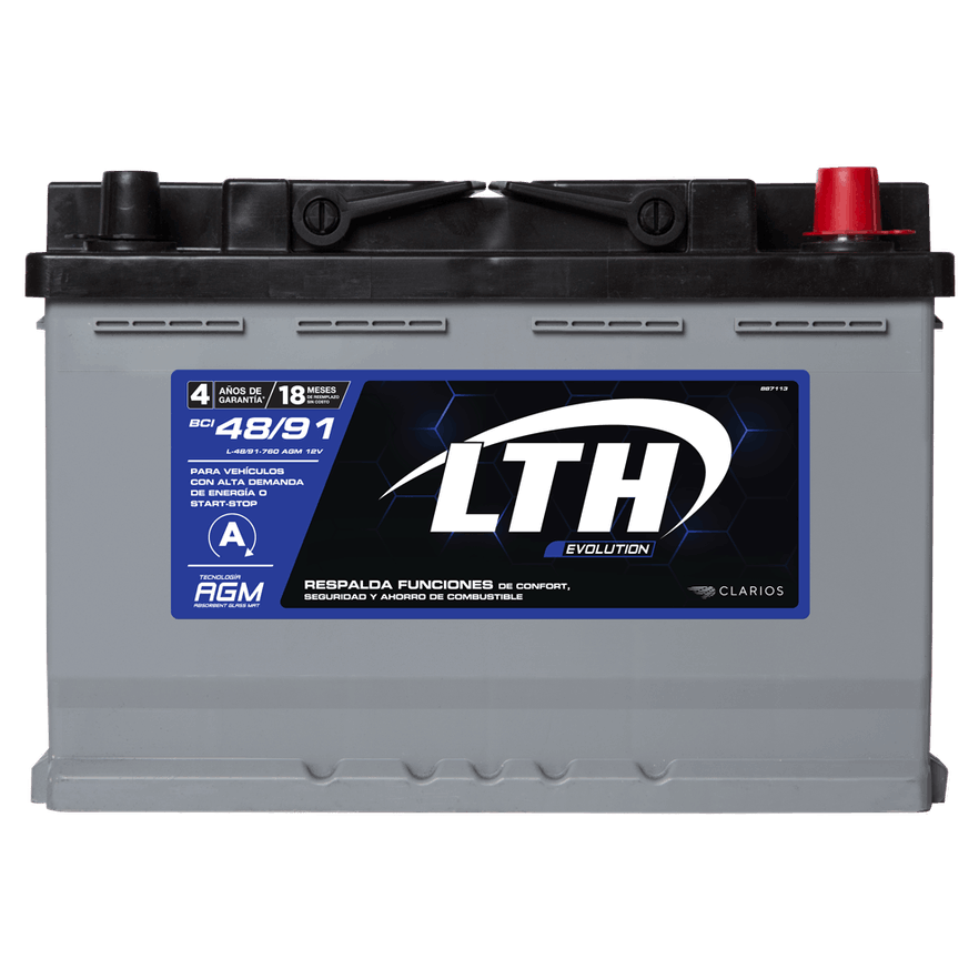 Batería Evolution Lth Agm 12v 70ah Modelo L-48/91-760