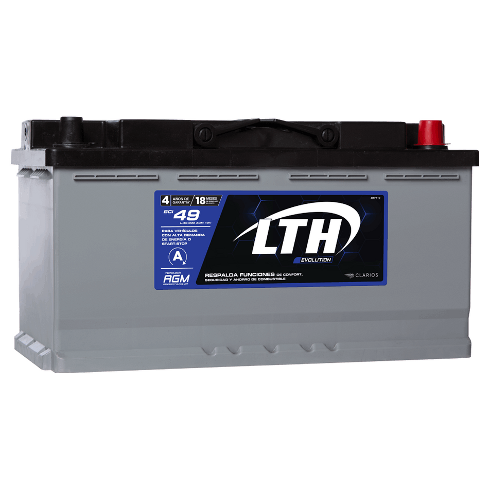 Bateria De Gel Evolution Lth Agm 12v 900 Amp L-49-900