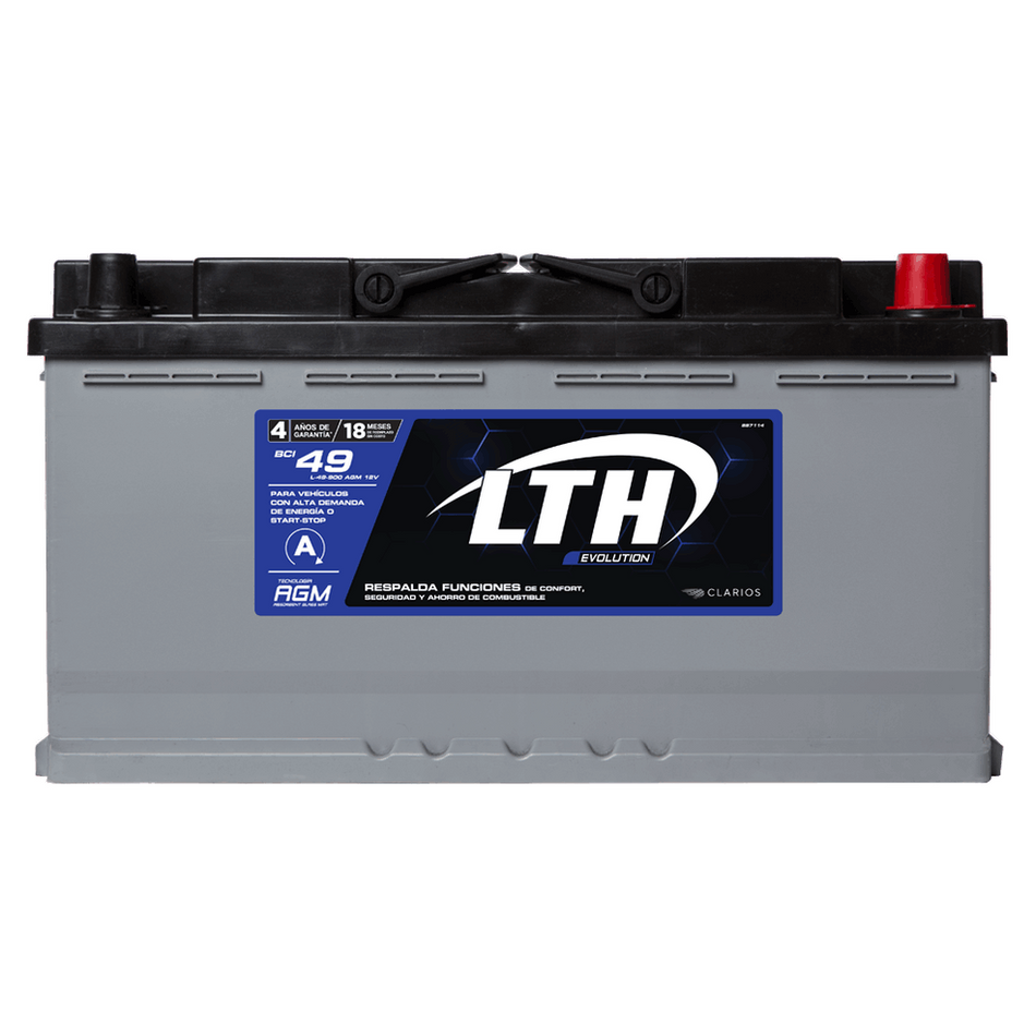 Bateria De Gel Evolution Lth Agm 12v 900 Amp L-49-900