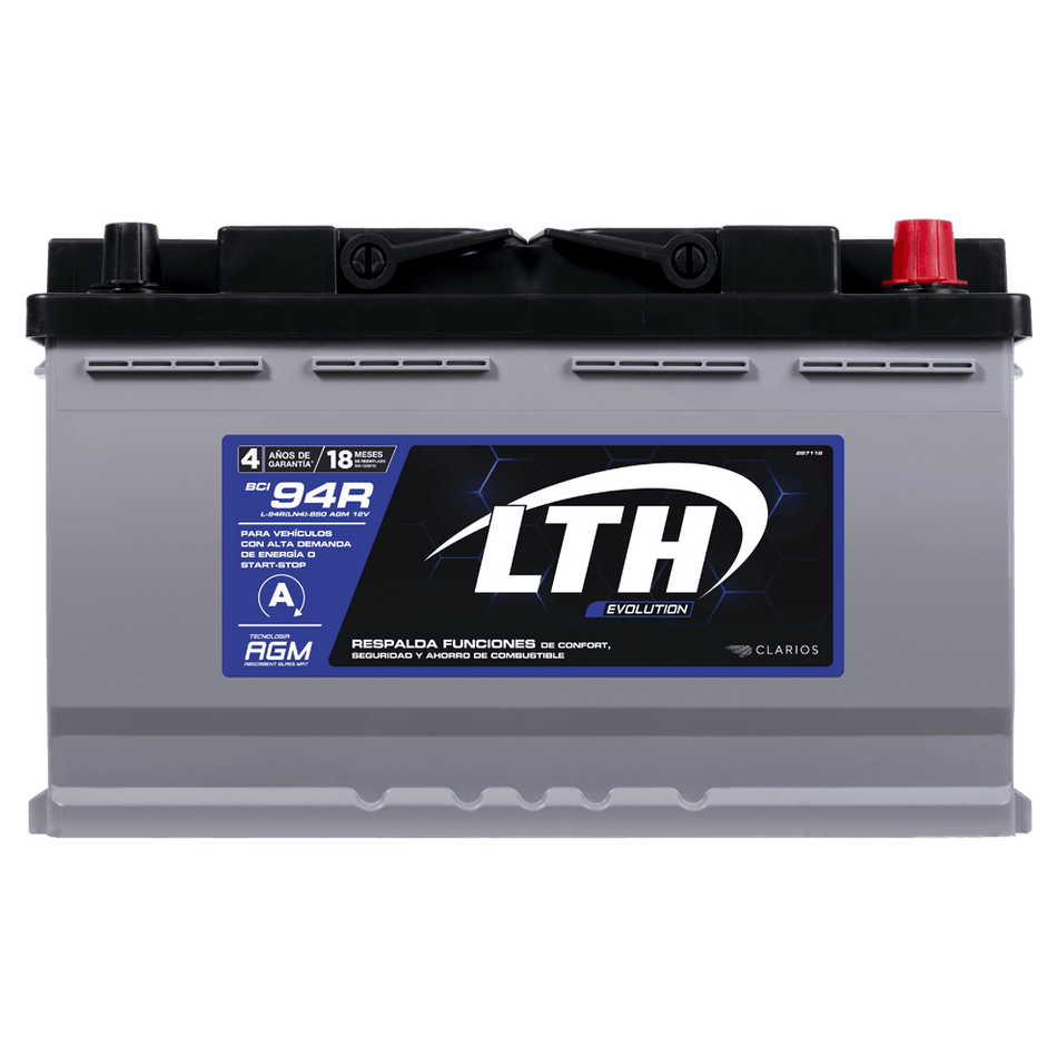 Batería De Gel Evolution AGM 12V 850 Amp L-94R-850 LTH