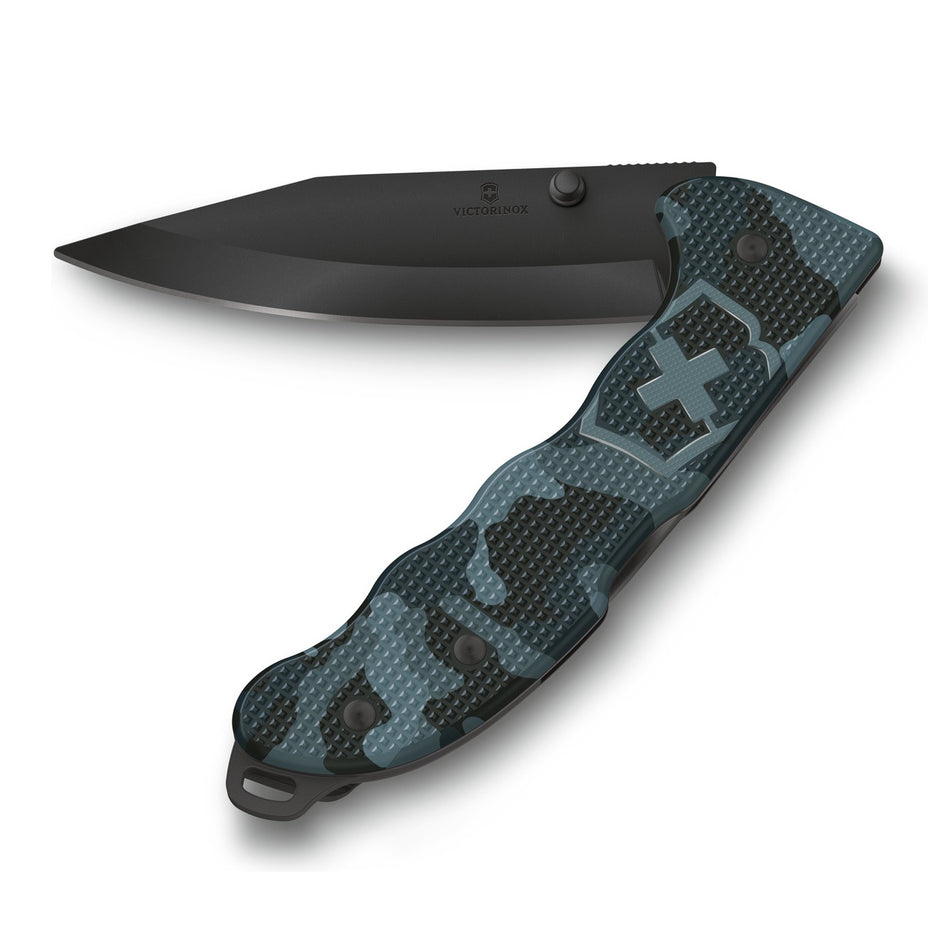 Navaja Evoke BSH Alox 4 Usos Azul Camuflaje Victorinox
