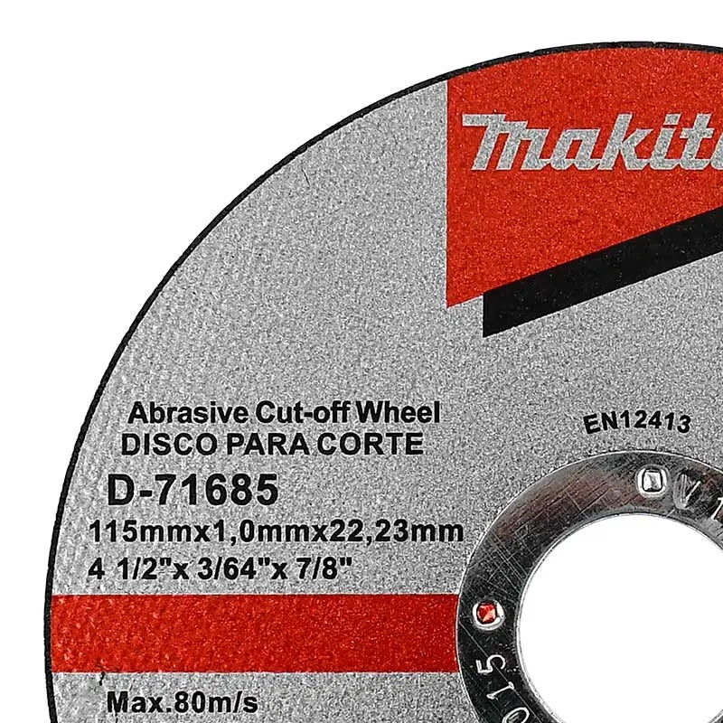 Discos Corte Para Metal 4-1/2'' Inox. D-71685 Makita