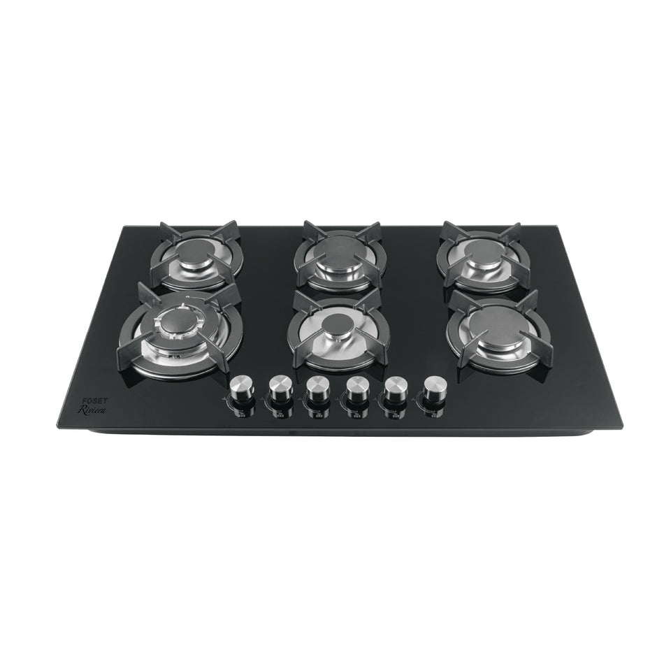 Parrilla Gas Empotrable 90cm 6 Quem Negro Truper 46247