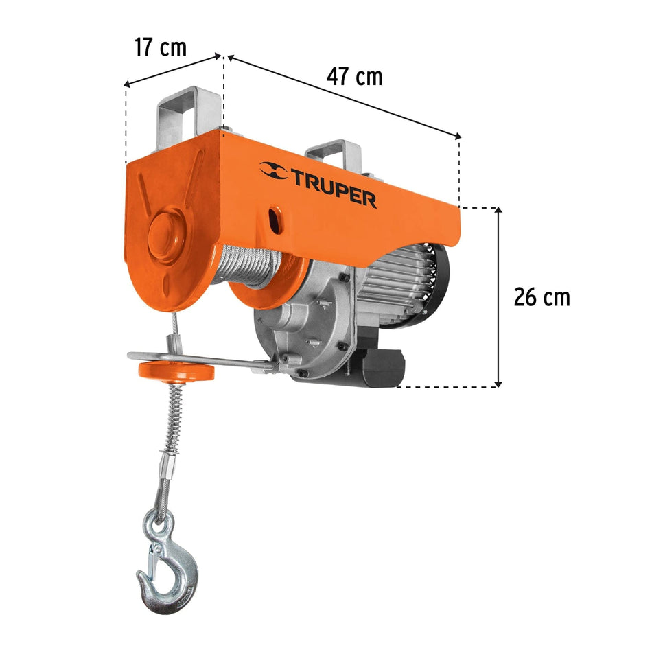 Polipasto Eléctrico 1000 Kg Truper 16848