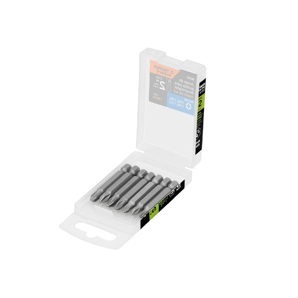 Estuche con 7 Puntas de Cruz Combinadas 2″ 100504 Truper