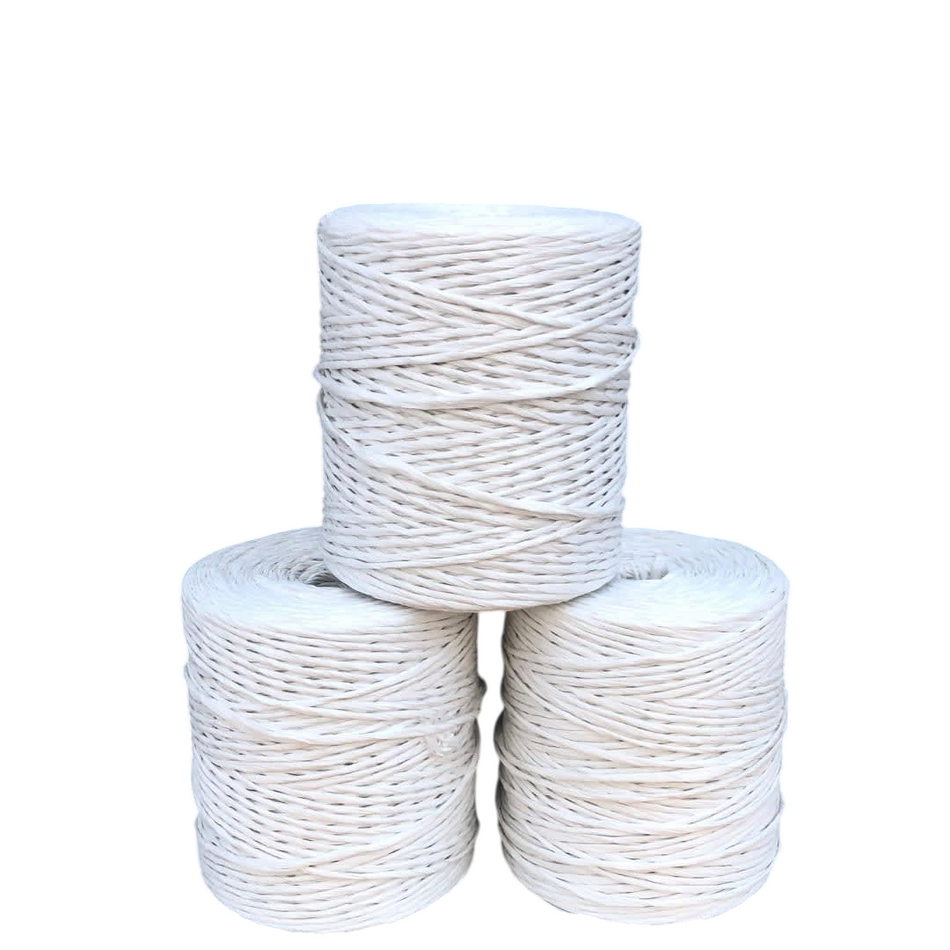 Rollo Rafia Blanca 4 Pzas Calibre 2.0 4 Kg