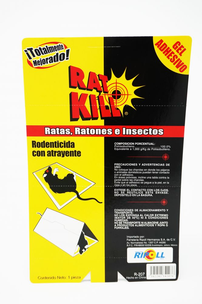 Trampa para Ratones Rat Kill 207 10 pzas