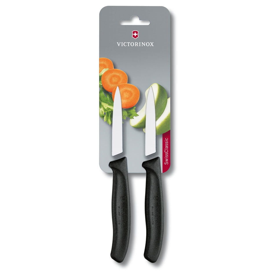 Set Cuchillos Para Verdura 8 Cm Negro 6.7603.B Victorinox