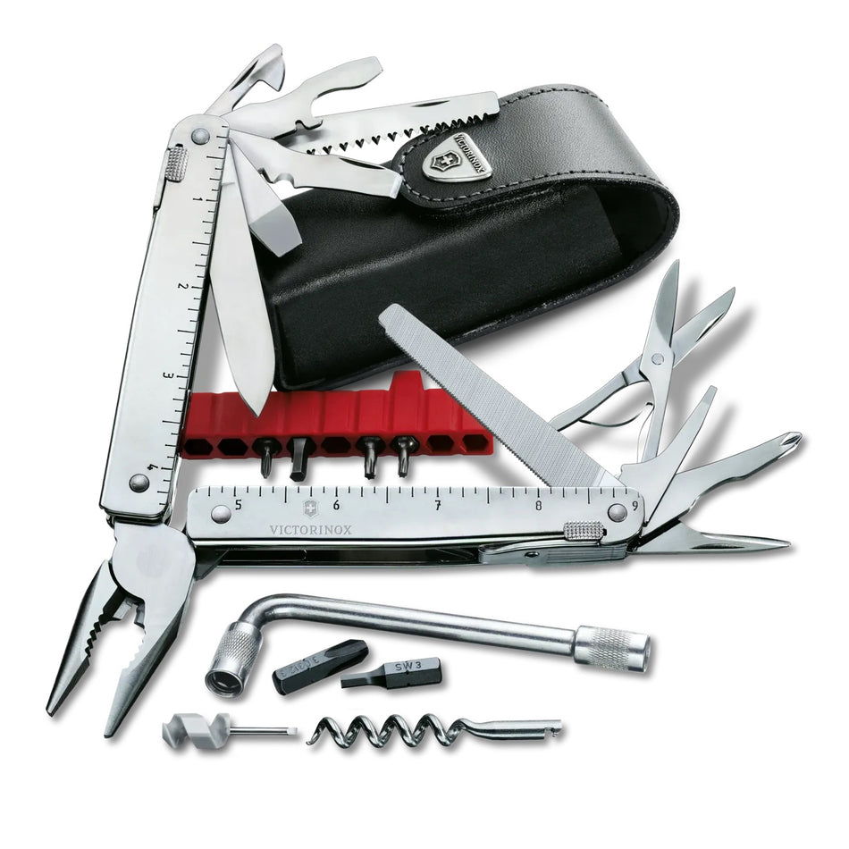 Navaja Victorinox Swiss Tool X Plus Con Funda de Piel