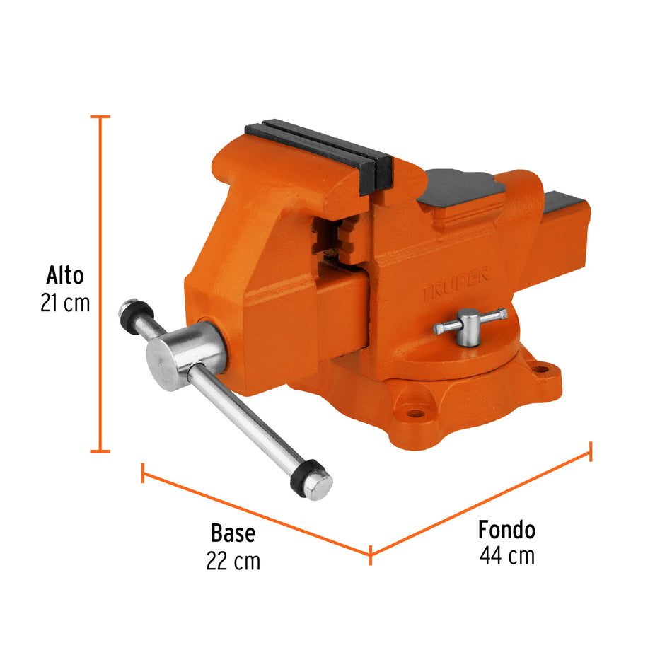Tornillo De Banco 5″ Industrial Hierro Nodular 18593 Truper