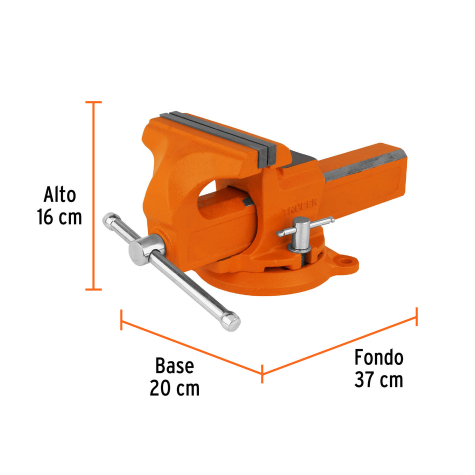 Tornillo De Banco Tipo Europeo 6″ Hierro 100241 Truper