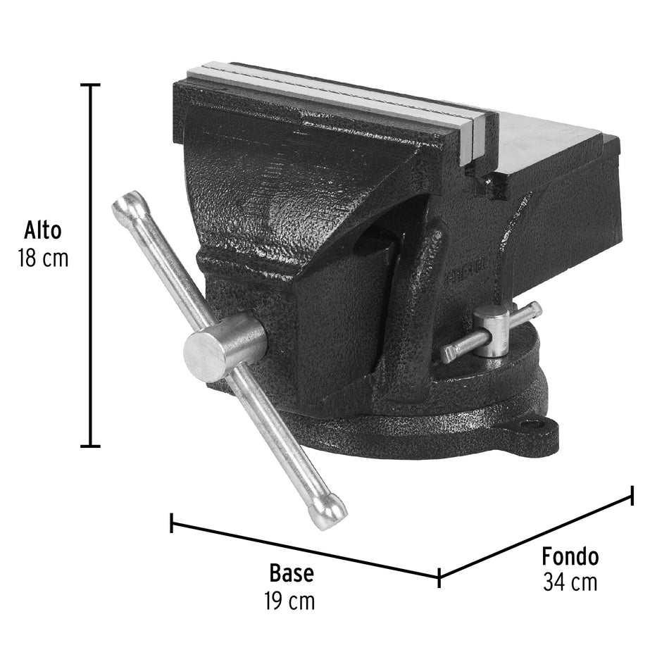 Tornillo De Banco 6″ De Hierro Gris 26043 Pretul