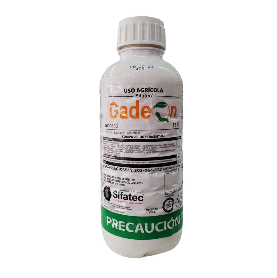 Insecticida Gadeon 12 SC Spinosad 950ml Control de Gusanos
