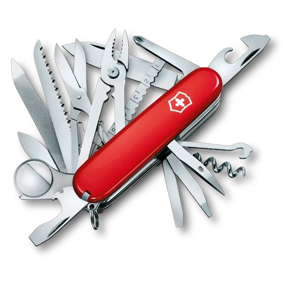 Navaja Victorinox Swiss Champ Roja 1.6795 Kit Funda+Cordon