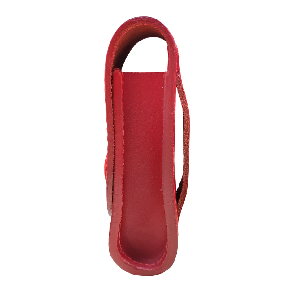 Funda De Piel Roja Botón De Presión 91mm 4.0520.1 Victorinox