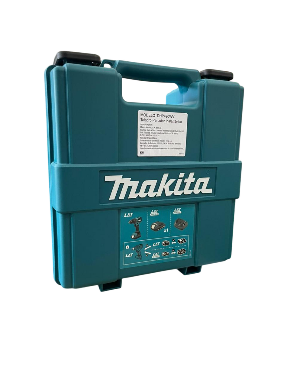 Rotomartillo Atornillador Inalambrico 18v DHP490WV Makita