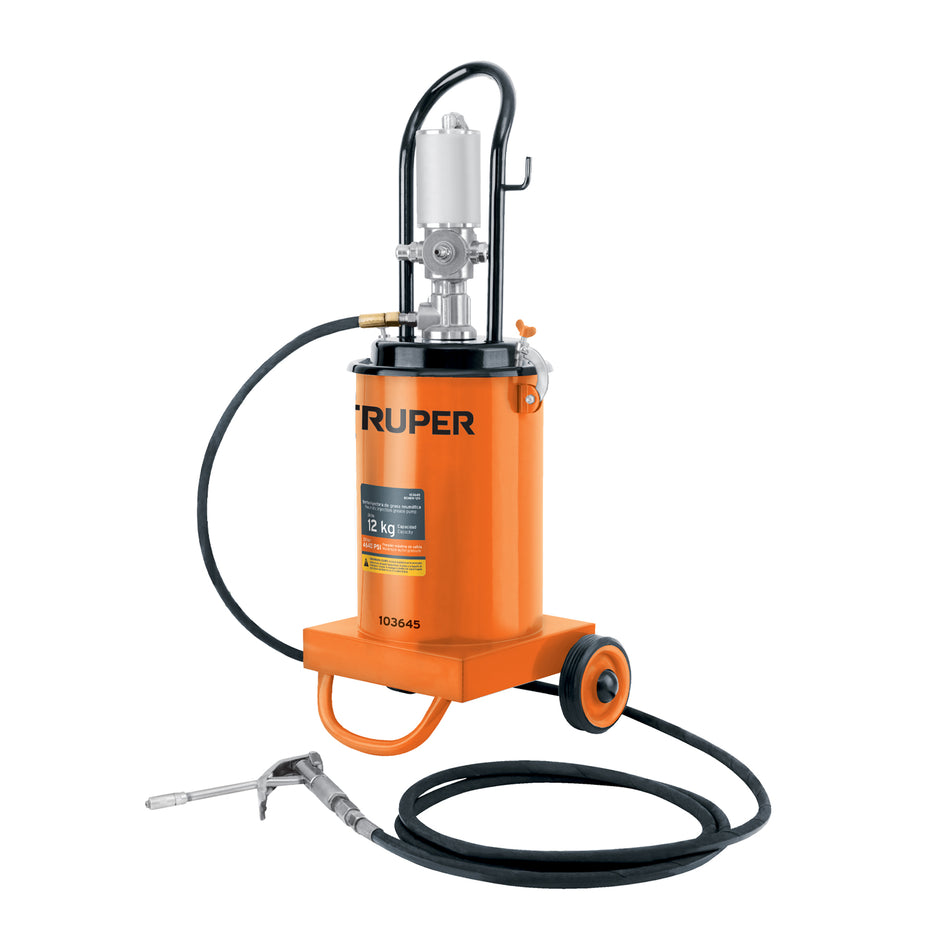 Bomba Inyectora Neumática de grasa, 12 Kg 103645 TRUPER