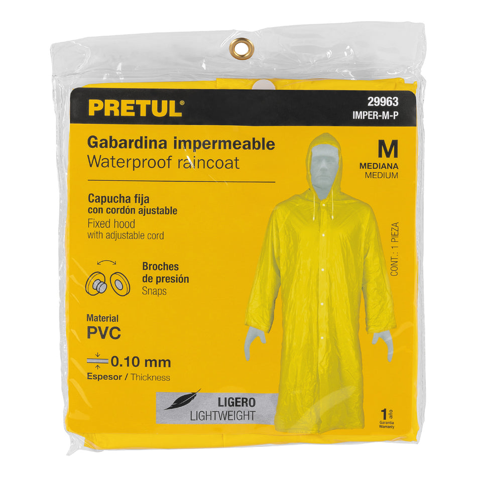 Gabardina Impermeable PVC Mediana IMPER-M-P 29963 Pretul