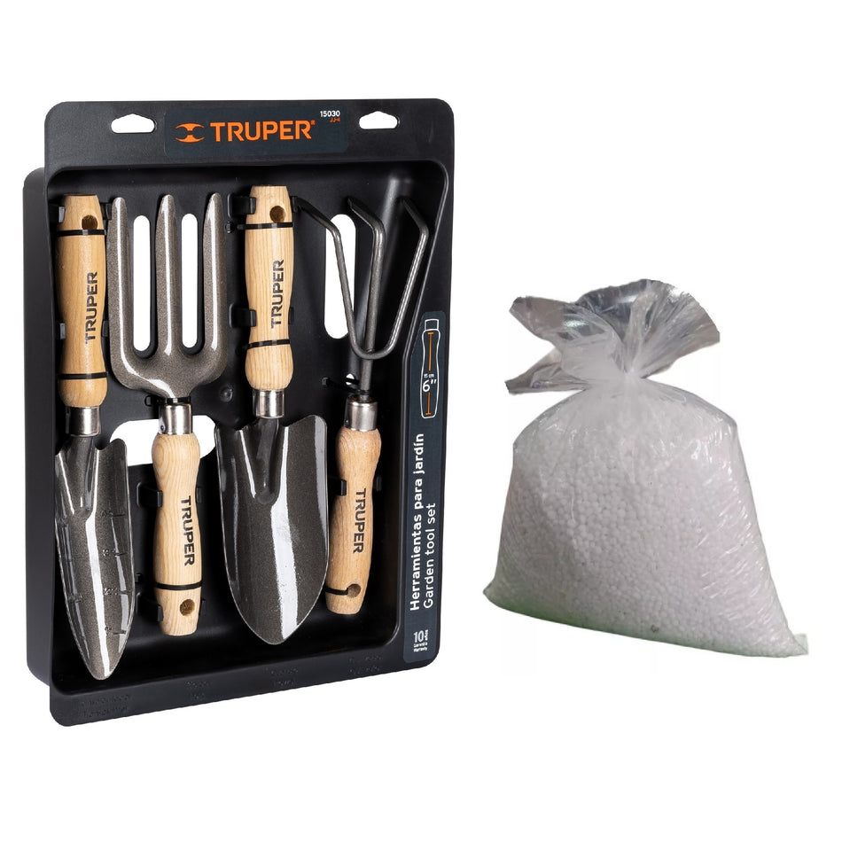 Herramientas Para Jardín Truper 15030 4 Pz más urea 1kg