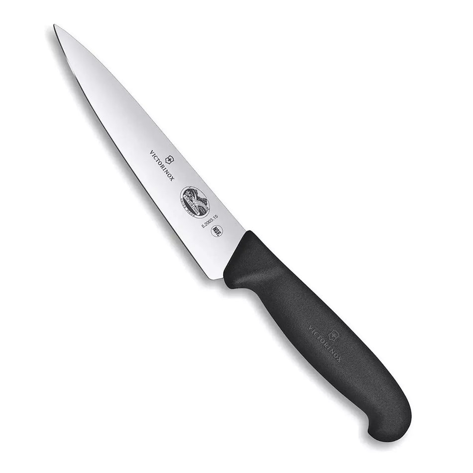 Cuchillo Trinchador 15 Cm Fibrox Negro 5.2003.15 Victorinox