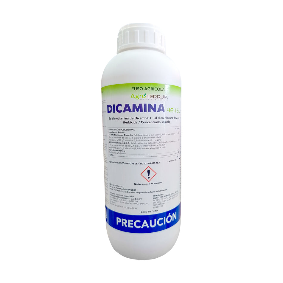 Herbicida Dicamina 464 SL 1 L Agroterrum