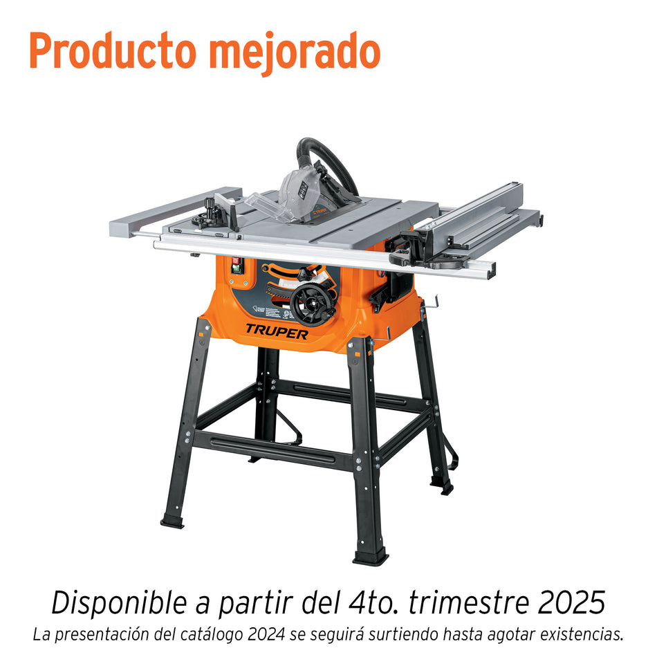 Sierra de Mesa 10″ 2-1/2 HP 1900 W con Base Truper 161796
