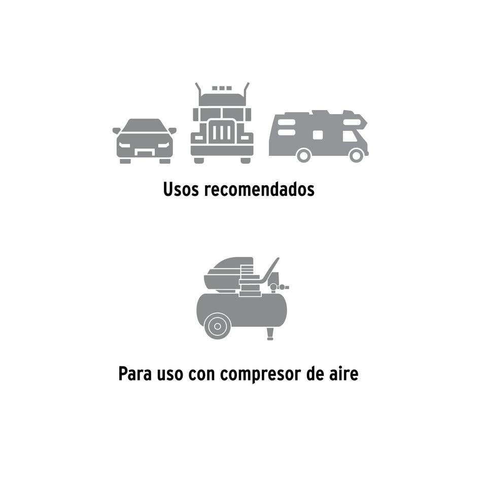 Bomba Inyectora Neumática de grasa, 12 Kg 103645 TRUPER