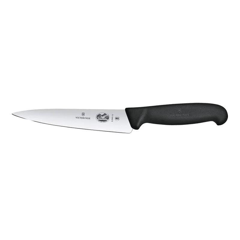 Cuchillo Trinchador 15 Cm Fibrox Negro 5.2003.15 Victorinox