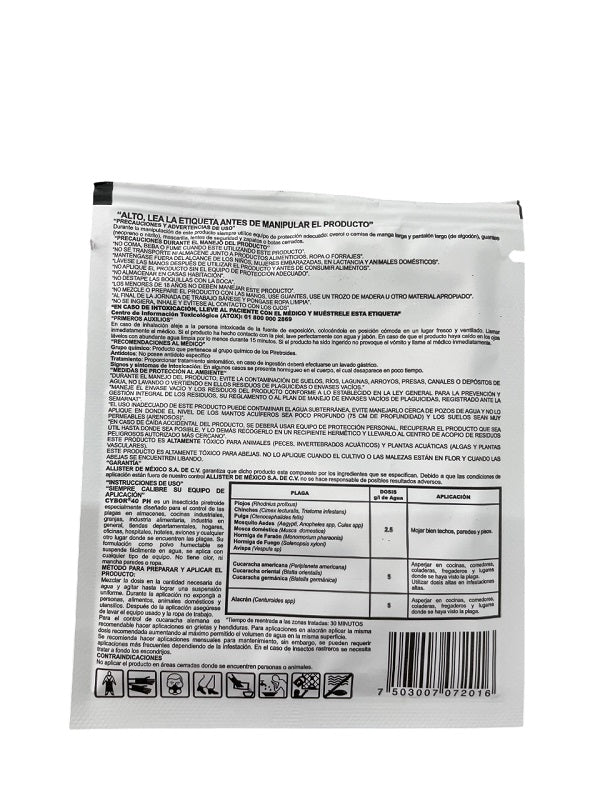 Insecticida Cybor 40 PH 10 Grms