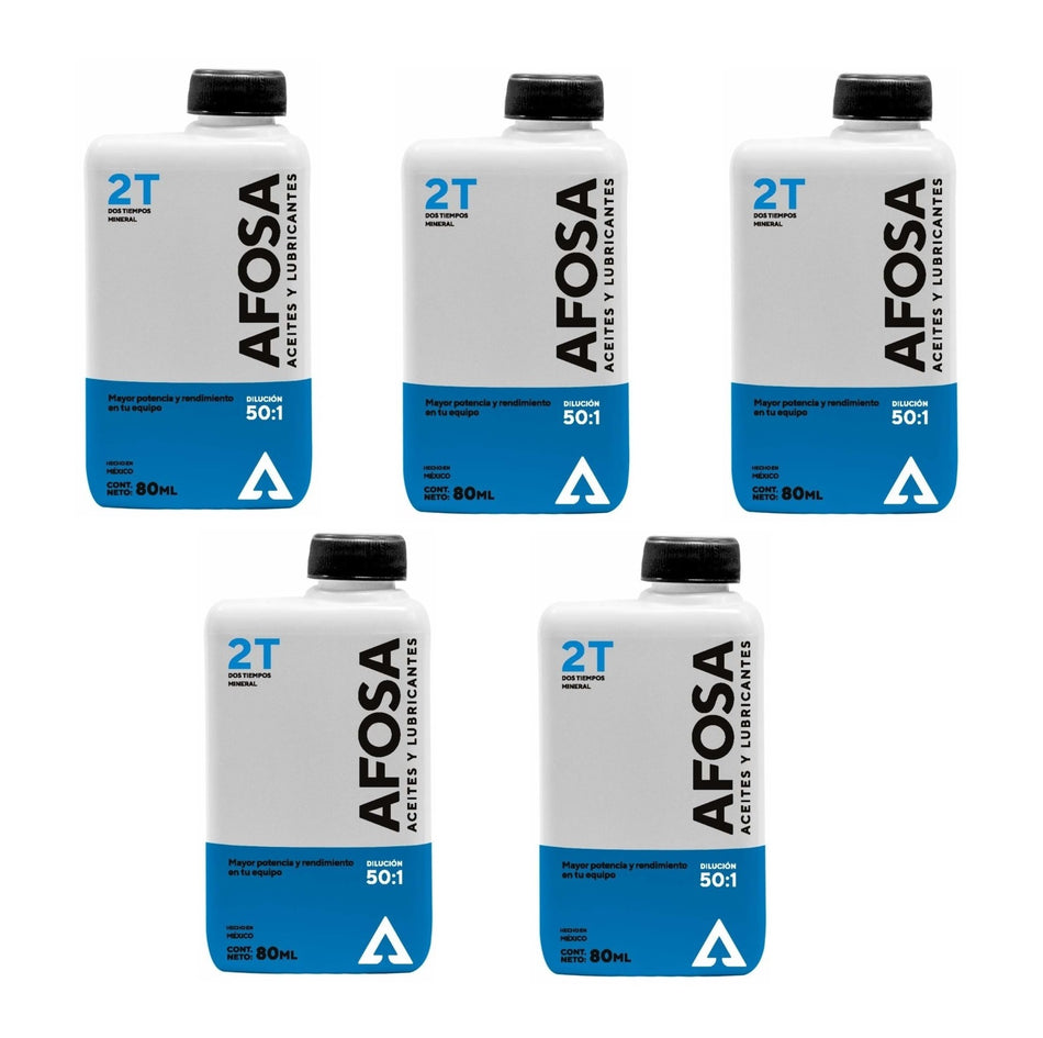 Aceite 2 Tiempos 80 ml A2T24  Boli Afosa 5 piezas