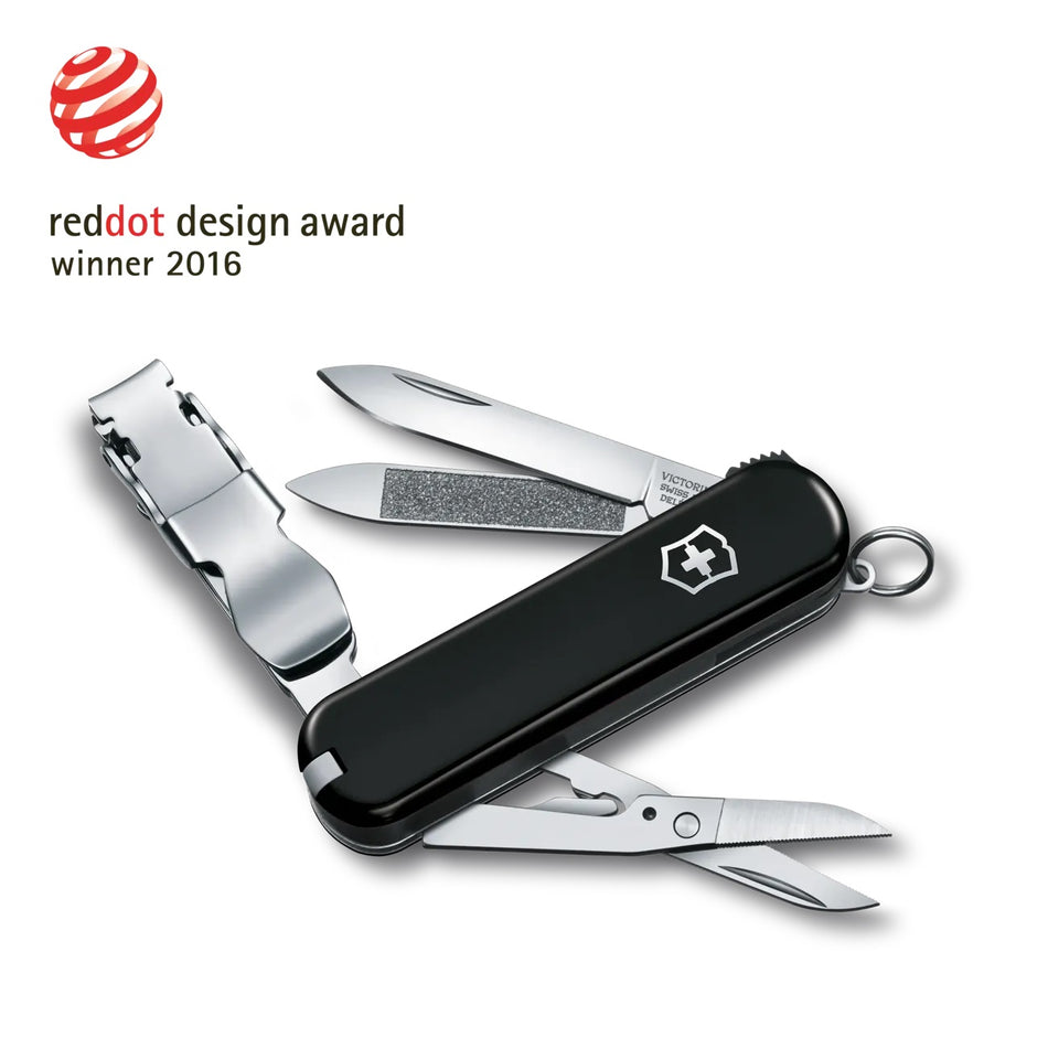Navaja De Bolsillo Nailclip 580 Negro 0.6463.3 Victorinox
