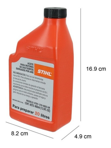 Aditivo Aceite Motor Stihl Hp 2 Tiempos 400ml