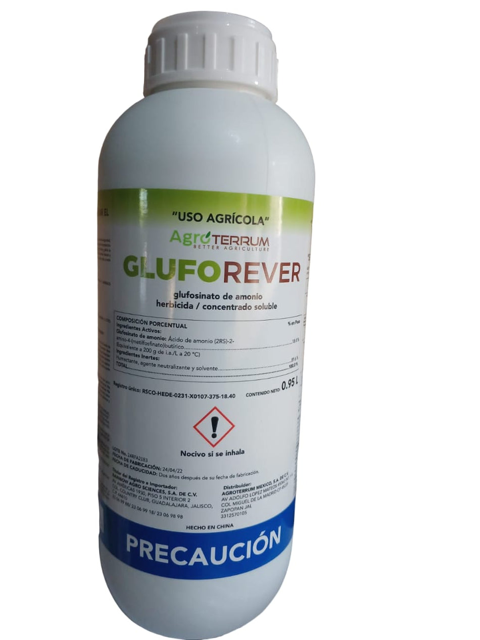 Glufosinato De Amonio Gluforever Herbicida Post Emergent 1lt