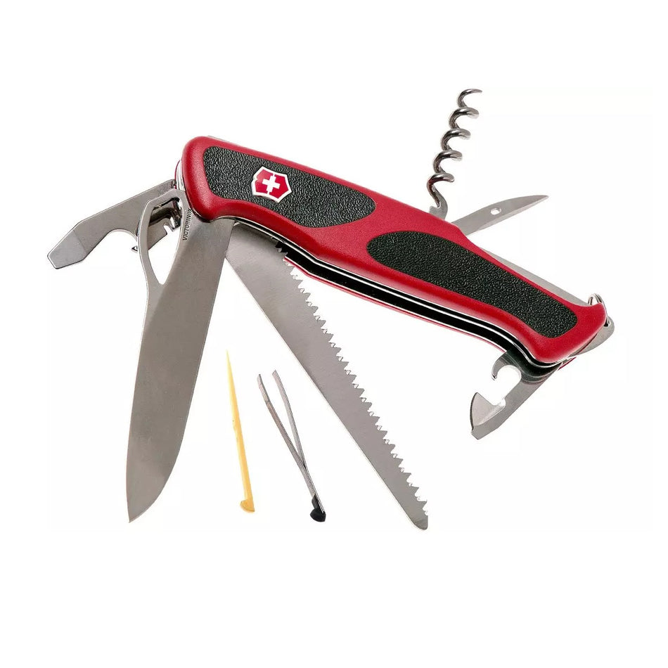Navaja Ranger 79M Grip Rojo/Negro 0.9563.MC Victorinox