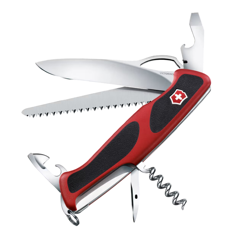Navaja Ranger 79M Grip Rojo/Negro 0.9563.MC Victorinox