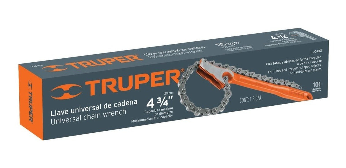 Llave universal con cadena 11, Truper