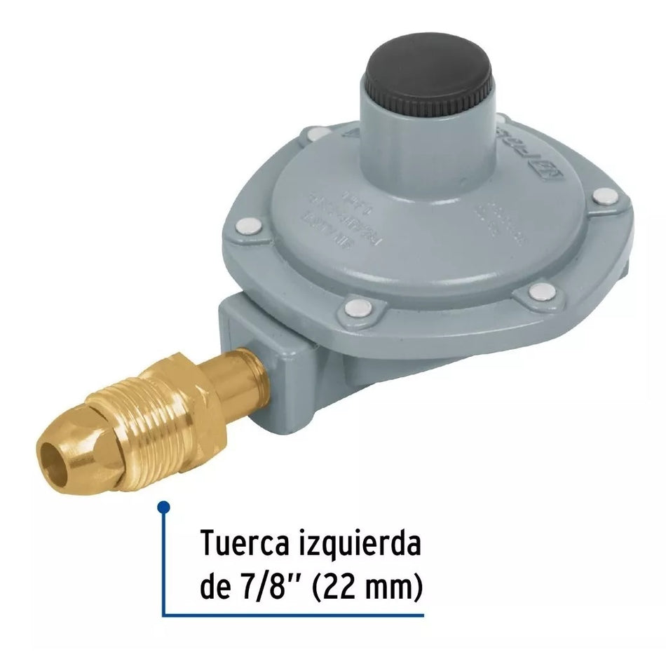 Regulador De Gas Baja Presión De 1 Vía Foset 49225